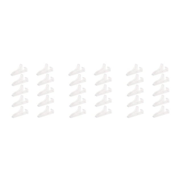 Guardoinrt 10 Pieces Easel Stands Dish Plate Picture Photo Frame Rack Holder Elegant and Practical White L 10 Pcs 3Set