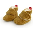 thumbnail image 5 of Newborn Baby Cozy Fleece Booties with Grippers Winter Slippers Socks Soft Sole Stay On Infant First Walker Crib Shoes, 5 of 6