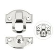 thumbnail image 3 of Uxcell Box Latch, Small Size Silver Tone Hasp Cases Catch w Screws 30Pcs, 3 of 4