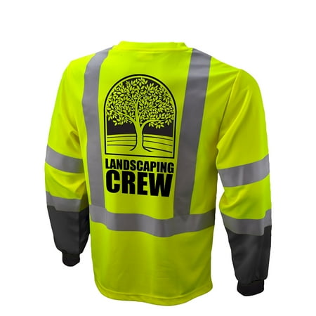 Qraphic Tee - Landscaping Crew Long Sleeve T-shirt, Gardener T Qraphic Tee - Landscaping Crew long sleeve t-shirt, gardener t shirts, High Visibility green - Walmart.com - Qraphic Tee - Landscaping Crew Long Sleeve T-shirt, Gardener T