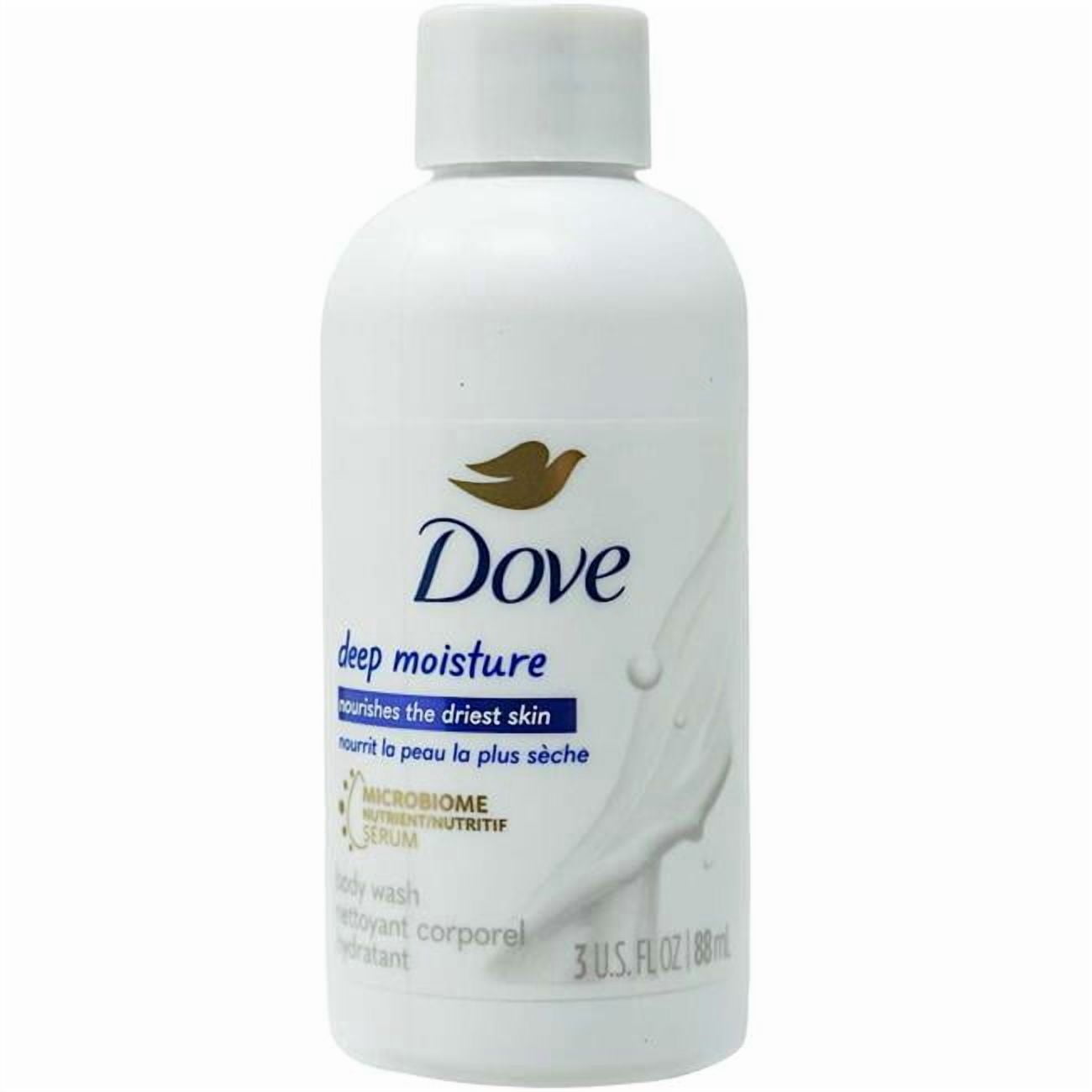 Dove 2376421 3 oz Deep Moisture Body Wash - Case of 96