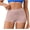 Underwear/panties for women plus size-Pink, variant on Homenesgenics Underwear for Women Plus Size Woman Solid Color Shapewear Pant Fake Hip Pants With Sponge Waist Pad Sexy Briefs Brown XXL