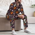 thumbnail image 7 of Haiem Halloween With Skull Pattern Men’s Long-sleeve Sleepwear,Sleepwear Set,2-piece Loungewear Set,Soft PJs Comfy Nightwear with Pockets-XX-Large, 7 of 7