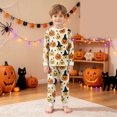 thumbnail image 5 of Gerichy Kids Halloween Pajamas Cotton Pumpkin Ghost Print Sleepwear Toddler Girls Boys Halloween Pjs Sets 2T-9T, 5 of 7