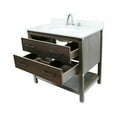 thumbnail image 4 of Bellaterra Home 808130-31-CO 31" Vanity In Gray Pine Top w/ Quartz & Oval Sink, 4 of 7