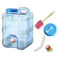 thumbnail image 2 of koolsoo Contenant d'Eau avec Robinet Réservoir d'Eau Portable pour Randonnée Ménage Camping avec Couvercle de Boyau Robinet, 2 of 9