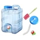 thumbnail image 3 of Jarra de agua, contenedor de agua para acampar, almacenamiento de agua con espita, sin fugas, tanque de agua de emergencia portátil para acampar al Con tapa de manguera, 3 of 8
