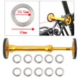 thumbnail image 1 of Paquete de 10 arandelas de repuesto para espaciador de varilla de extensión de rueda fácil para bicicleta Macarena Bicicleta Plegable Easy Wheels, 1 of 8
