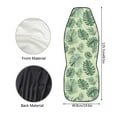 thumbnail image 5 of ZIATUBLE Palm Leaf Auto Front Seat Cover Washable High Back Saddle Blankets Fit for Most Car SUV Comfortable Captain Chair Seat Cover Set of 2 Car Accessories for Women Men Interior, 5 of 7