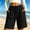 Black, variant on Binmer Women’s Waffle Knit Drawstring Loungewear Shorts with Pockets, Womens and Women's Beige,Size M-5XL
