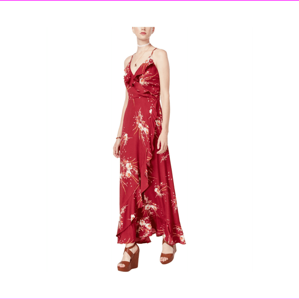 honey and rosie burgundy dress