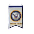 thumbnail image 1 of Winning Streak Sports 30660 US Crest White Banner, Navy, 1 of 1