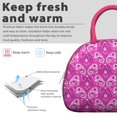 thumbnail image 3 of Reusable Paisley Lnsulated Lunch Bag for Women & Men - Leakproof Water-Resistant Cooler Tote, Large Capacity for Work,Travel,Picnic,Beach & Office., 3 of 4