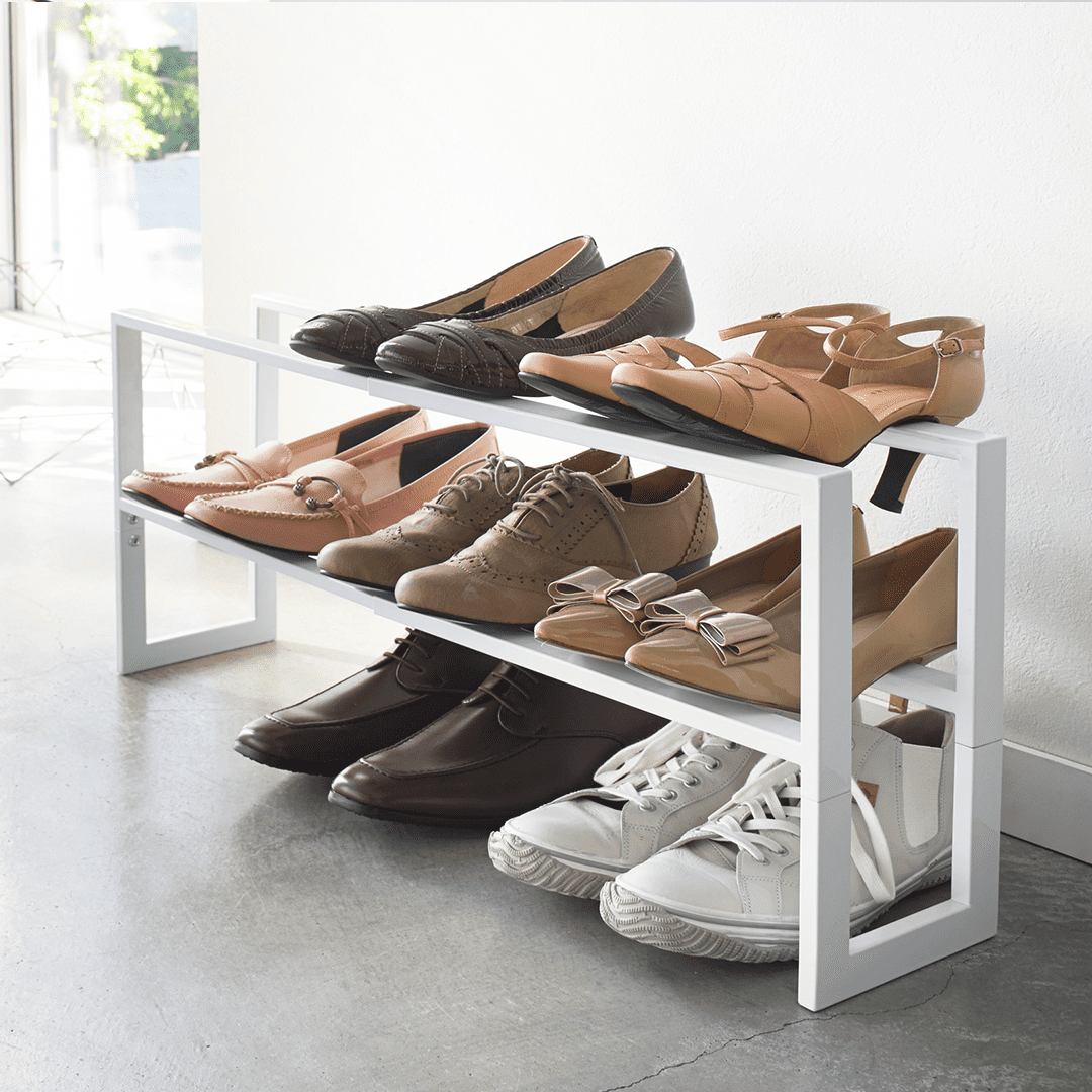 Yamazaki Home Line Expandable LowProfile Shoe Rack 2Tier Walmart