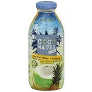 CocoWater Coconut Water + Pineapple Isotonic Beverage, 16 oz (Pack of 6)
