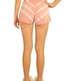 thumbnail image 3 of P.J. Salvage Womens TieDye Pajama Shorts, Pink, Small, 3 of 5