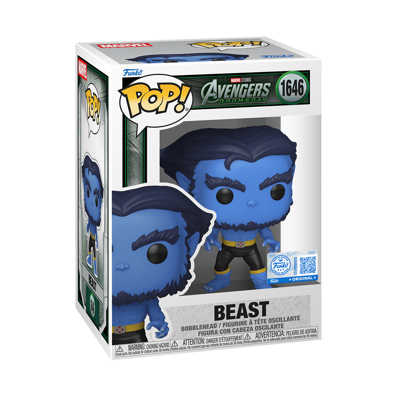 Funko POP! Marvel: Avengers Doomsday - Beast Walmart Exclusive Collectible Vinyl Figure
