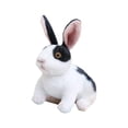 thumbnail image 1 of Simulated Rabbit Doll Little White Rabbit Doll Mascot Plush Toy Cloth Doll, 1 of 8