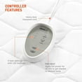 thumbnail image 6 of Degrees Of Comfort Twin XL Heated Mattress Pad | Zone Heating Electric Bed Warmer W/Auto Shut Off | Fit Up to 15 Inch | 12.5ft Long Cord - 39x80 Inch, White, 6 of 14