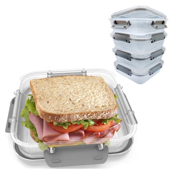 Envase para sándwiches Biosmart Biosmart, paquete de 4, sin BPA