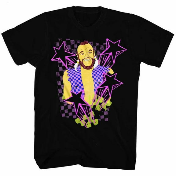 Mr. T Star T Black Adult T-Shirt