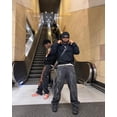 thumbnail image 4 of Pantalones vaqueros con estampado callejero de estilo hip hop de Harajuku, pantalones negros con letras de tendencia Y2k para hombre, pantalones holgados de pierna ancha y rectos a la moda 2023, ropa, 4 of 5