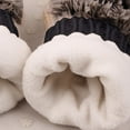 thumbnail image 6 of beishanbush Clothing 2025 Gloves Mittens Women's Knitted Warm Cartoon Hedgehog Winter Cotton Thick Gloves Black, 6 of 6