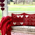 thumbnail image 4 of Valentine''s Day Pillow Covers 18x18 Inch Set of 2 Black and White Lines Love Heart Decor Red Throw Pillow Covers Valentine''s Day Cushion Case Decoration for Sofa Couch 54B, 4 of 6