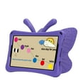 thumbnail image 6 of for Samsung Galaxy Tab A9 8.7" 2023 SM-X110 / SM-X115 Kids Girls Case with Kickstand Soft EVA Foam Lightweight Shockproof Handle Stand Cover for Samsung Galaxy Tab A9, Purple, 6 of 7