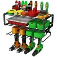 thumbnail image 1 of Organisateur d'Outils Électriques Support de Rangement pour Perceuse Électrique Montage Mural Organisateurs d'Outils de Garage Support d'Outils Robuste Limite de Poids 130 Lb Convient au Garage Atelier à Domicile, 1 of 10