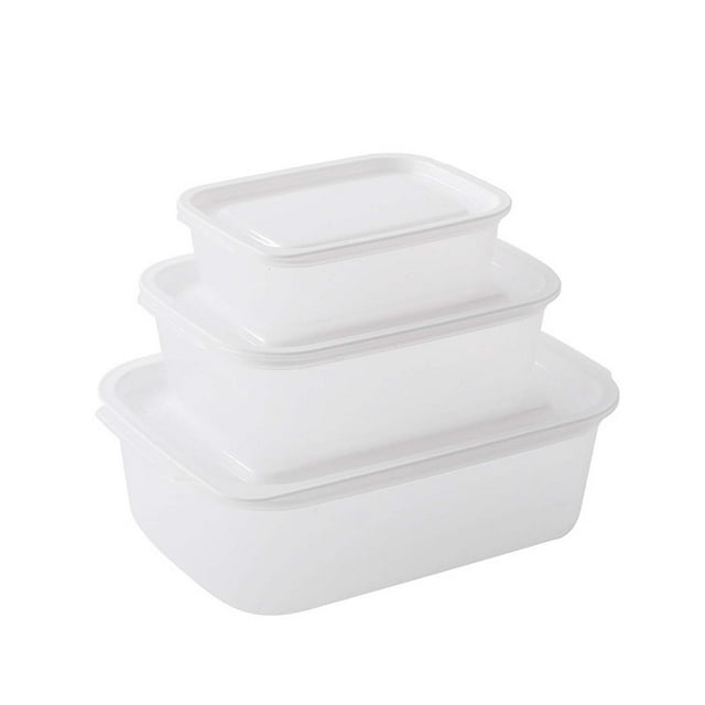 Refrigerator Storage Box, Large Capacity Transparent and Fresh Storage Box, Kitchen Storage Sealed Jar, Fruit and Vegetable Food Sorting and Storage