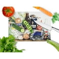 thumbnail image 2 of Carolines Treasures 1002LCB Barqs, Crabs, and spices Glass Cutting Board Large, 12H x 16W, multicolor, 2 of 2