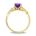 thumbnail image 4 of Everly Women's Amethyst 10k Yellow Gold Ring, 4 of 7