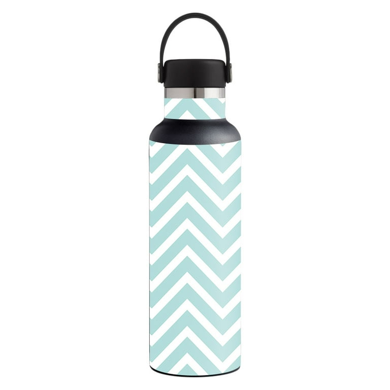 Skins Decals for Hydro Flask 21oz Standard Mouth / Red Pink Chevron