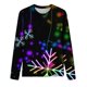thumbnail image 5 of Camisas Navideñas Para Mujer, Camisetas de Manga Larga, Blusa Informal Holgada Con Cuello Redondo Estampada A La Moda Odeerbi  ODB194696, 5 of 5
