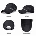 thumbnail image 2 of Unisex Mesh Baseball Cap, Adjustable Sports Hat for Running, Golf, Fishing and Outdoor Wear, TIKA, 2 of 7
