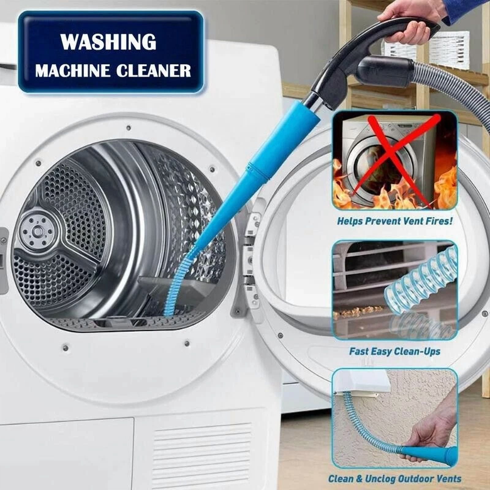 BUTTERFLY- 33.5In Vacuum Hose Lint Dust Remover For Dryer Vents - Prevent Fires & Build-Up
