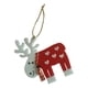 thumbnail image 3 of Colgantes de Alces Adornos, Encanto de , para Árboles de Navidad, Fiestas Decoraciones Colgantes para Hogar 14x13cm rojo Macarena Colgante de alce de árbol de Navidad, 3 of 8