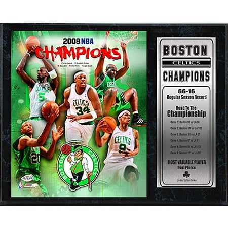 NBA Boston Celtics Champions Stat Plaque, 12x15
