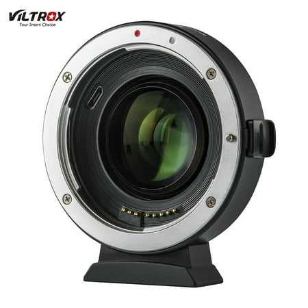Viltrox EF-EOS M2 Auto Focus Lens Mount Adapter Ring 0.71X Focal Lenth Multiplier USB Upgrade for Canon EF Series Lens to EOS EF-M Mirrorless Camera for Canon EOS M/ M2/ M3/ M5/ M6/ M10/ M50/