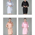 thumbnail image 3 of 1 pieza de vestido de belleza, delantal de salón de peluquería, bata de invitado, bata para teñir el cabello, accesorio de cuidado de spa, rosa, 3 of 7