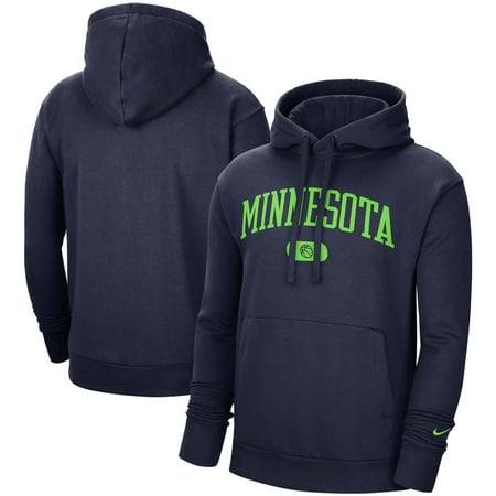 Men's Nike Navy Minnesota Timberwolves Heritage Essential Pullover Hoodie