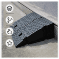 thumbnail image 3 of Weather Resistant Driveway Curb Ramp With Increased Traction, Durable Ramp For Cars, Wheelchairs, And Scooters, Featuring Non-slip Surface And Water Circulation Design (25*27*7cm), 3 of 5