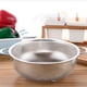 thumbnail image 2 of Colador de metal con mango para pasta, pasta, frutas, verduras, colador de alimentos para cocina, colador de acero inoxidable, colador de malla, 2 of 8