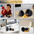 thumbnail image 5 of Easter Egg Dragon Egg 3D Printed Dragon Egg Articulated Dragon Crystal Dragon with Dragon Egg Fidget Dragon Egg Toy Executive Desk Toys Adults Fidget Dragon Toys (Black, 12''), 5 of 12