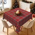 thumbnail image 4 of Tchckioa Red Green Square Tablecloth,Waterproof Table Cloth for Kitchen Christmas Decor,52x52 Inch, 4 of 7