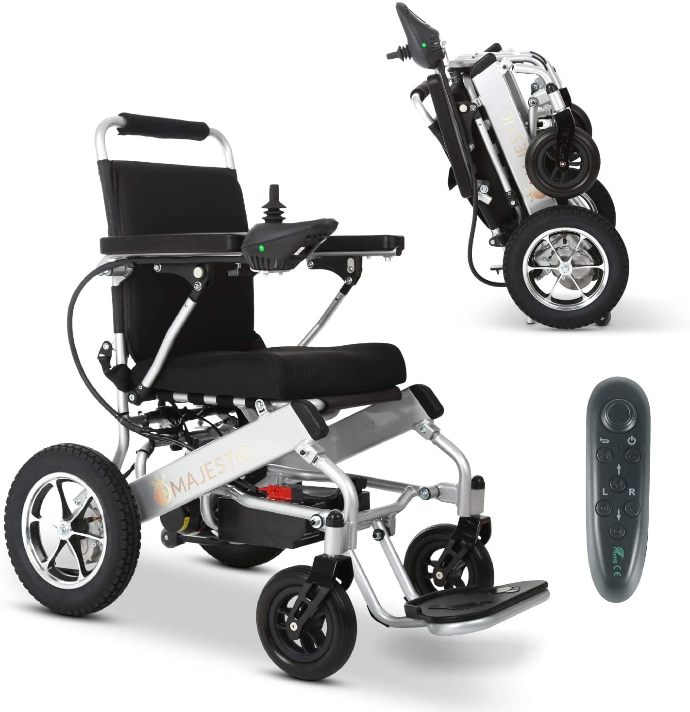 Fold & Travel Lightweight Electric Wheelchair Motor Motorized