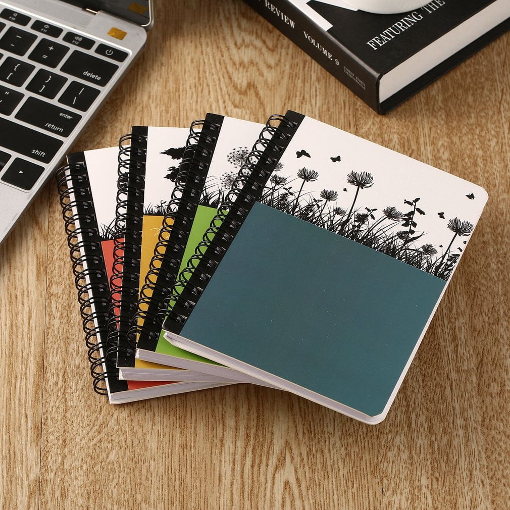 premium-mini-hard-cover-notebook-writing-journal-portable-coil-notebook