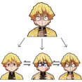 thumbnail image 1 of yeuweold 3D Motion Anime Stickers Car Stickers Waterproof Car Decals Japanese Manga Motion Sticker, 1 of 5