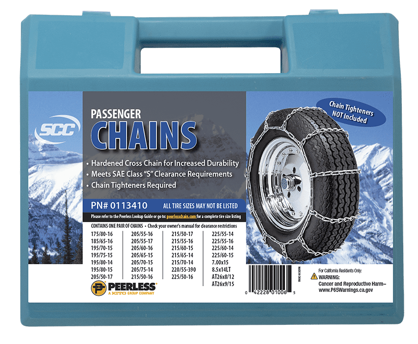 Set of 2 Peerless 0155005 Auto-Trac Tire Traction Chain